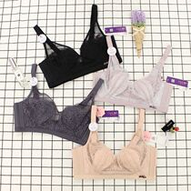 2019 spring summer pretty Danli 9105 ultra-thin B cup without steel ring breathable sexy Crystal Cup adjustment