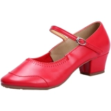 Туфли, танцующая летняя обувь на каблуке, мягкая подошва, из натуральной кожи