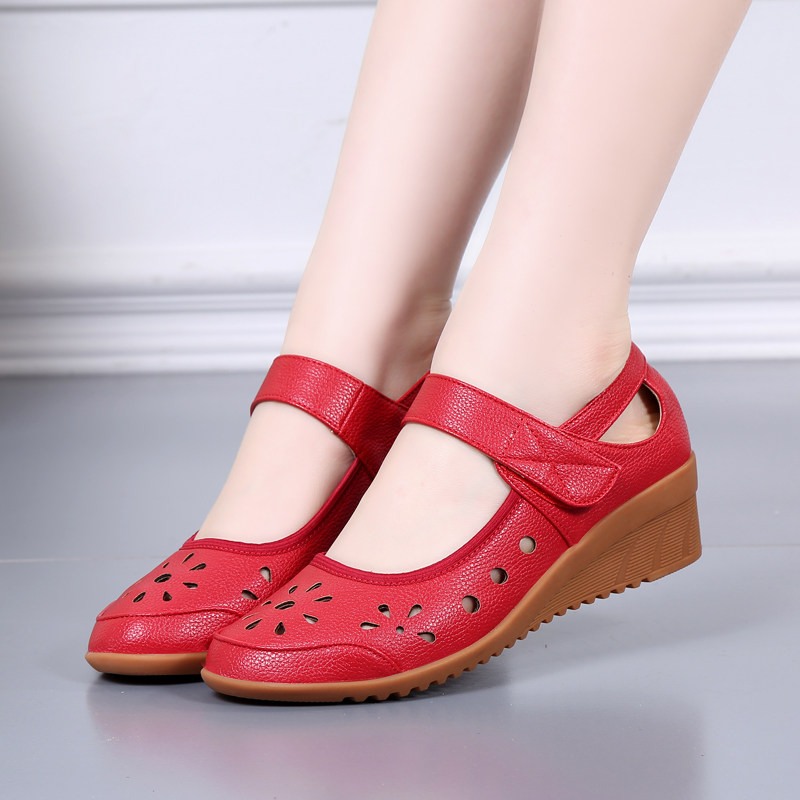 Ailang Butterfly Dance Shoes Summer Hollowed-out Short Boots Breathable soft bottom Cave Boots Square Dance Shoes Son Dancing Women Shoes-Taobao