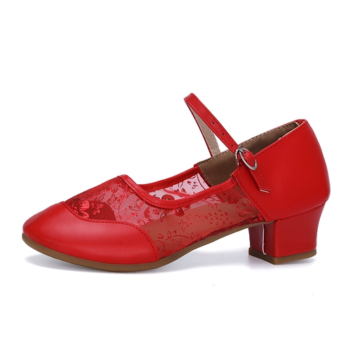 艾朗蝶 Летняя сетчатая танцующая золотая серебряная обувь, мягкая подошва