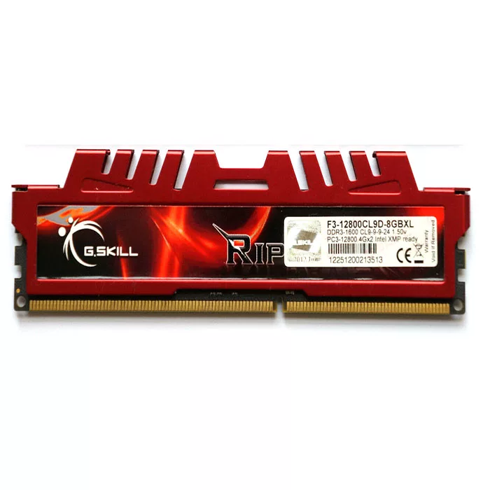 F3-12800CL9D-8GBXL Zhiqi 4GB DDR3-1600 CL9-9-9-24 1.5V память одиночная