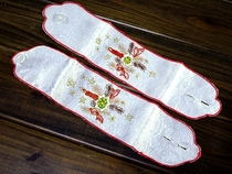 Style Princess foreign trade fabric embroidery curtain strap pair for sale about 25X5CM strip polyester material value