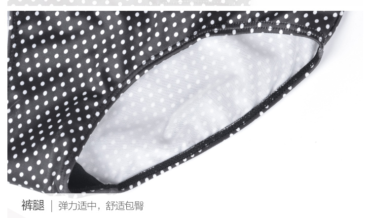 Áo tắm nữ một mảnh hình tam giác E-BRA in hình ngọt ngào tập hợp bộ đồ tắm suối nước nóng KS0154 - Bộ đồ bơi One Piece đồ bơi liền thân