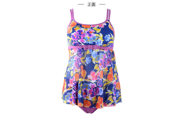 Đầm nữ E-BRA in hình váy liền thân váy liền thân đi nghỉ hè với bộ đồ tắm mùa xuân nóng bỏng KS0129 - Bộ đồ bơi hai mảnh bikini 2 mảnh màu hồng