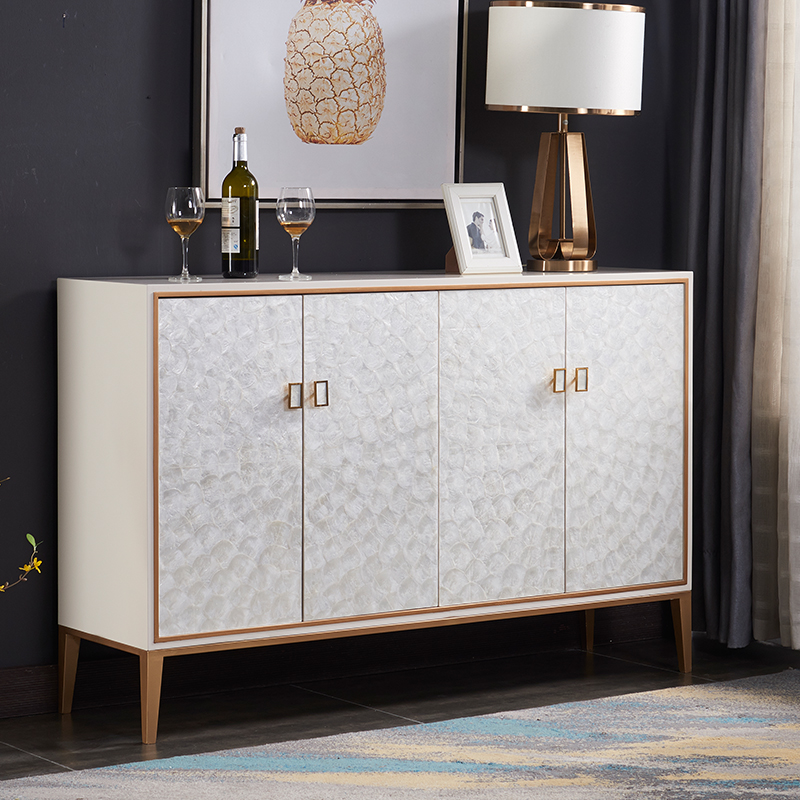 Light luxury door shoe cabinet simple dining cabinet paint American entry porch cabinet shell storage cabinet large capacity shoe cabinet