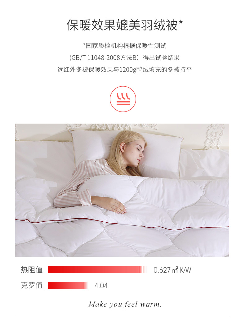 英国顶级寝具 Downland 远红外发热被 200*230cm 图1