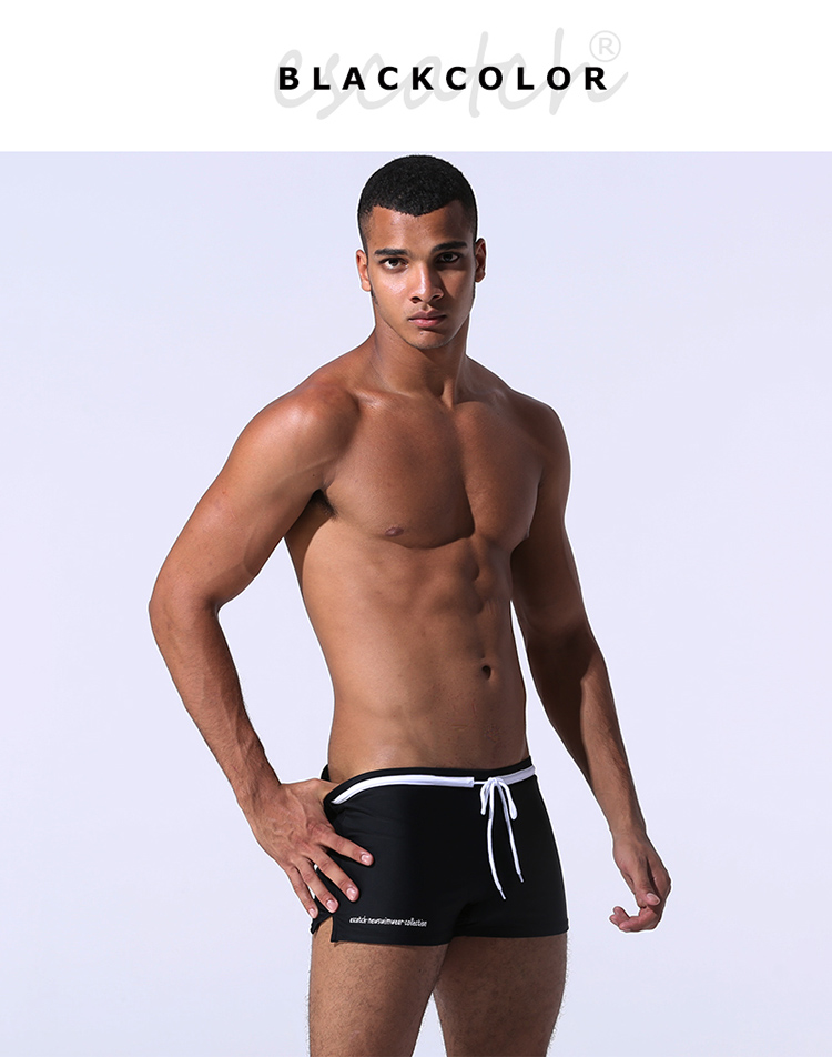 Đồ bơi nam Boxer Quần short Quần short Tide Thời trang khô nhanh Đồ bơi dành cho người lớn Đồ bơi Spa Thiết bị bơi thủy triều quần bơi nam tam giác