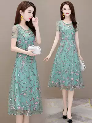 2020 new Taiwanese Lady waist thin mother middle-aged high-end socialite temperament children summer