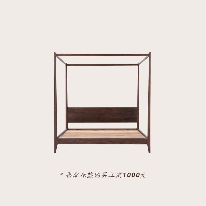 Van several furniture cylindrical racks bed New Chinese style palace pull-out bed without occupying a space hanghanger Silence Wind Bed