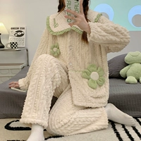 38331 точечный темаплопенический зеленый цветок абрикосовый цвет