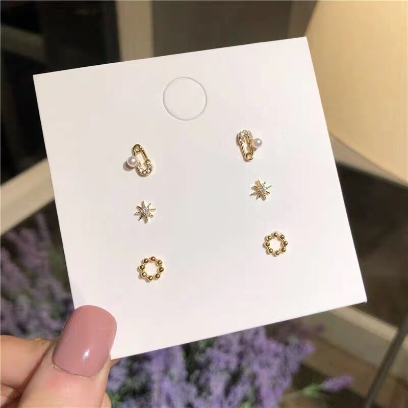 925 pure silver earbuds female minimalist lukewarm wind 2021 new tides small and advanced senses with a lot of ear bone nails-Taobao