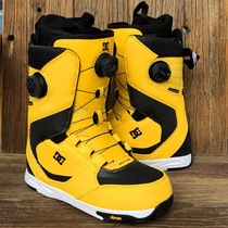 Anshan Extreme Speed DC Professional Veneer Shoes Ski Shoes Man Trend Bright Eyes Yellow Double BOA Steel Wire Buckle Quick To Wear High End