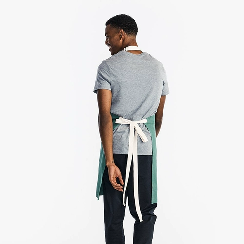 Летний модный фартук подходит для мужчин и женщин для работы, делается под заказ, с печатью вашего логотипа, сезон 2021, в британском стиле