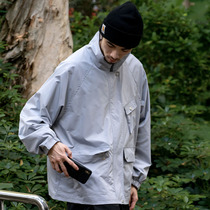 UrbanStandard Japanese tooling jacket mens autumn New loose casual multi-pocket mens coat tide