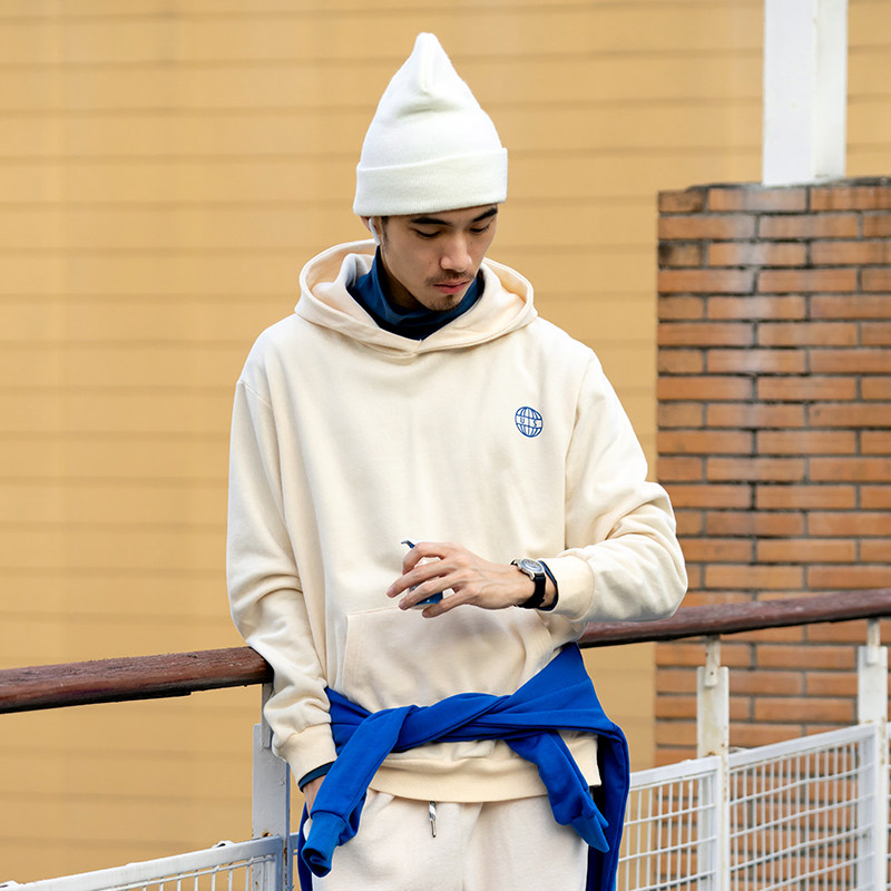 UrbanStandard Japanese trendy brand hooded sweater men's loose ins jacket 2020 new autumn and winter