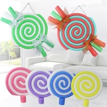 Holiday decorations lollipop ornaments foam waterproof creative large candy ornaments kindergarten shopping mall window layout