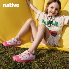 Босоножки детские native儿童洞洞鞋女孩夏季外穿一脚蹬凉鞋男童沙滩鞋子女童溯溪鞋
