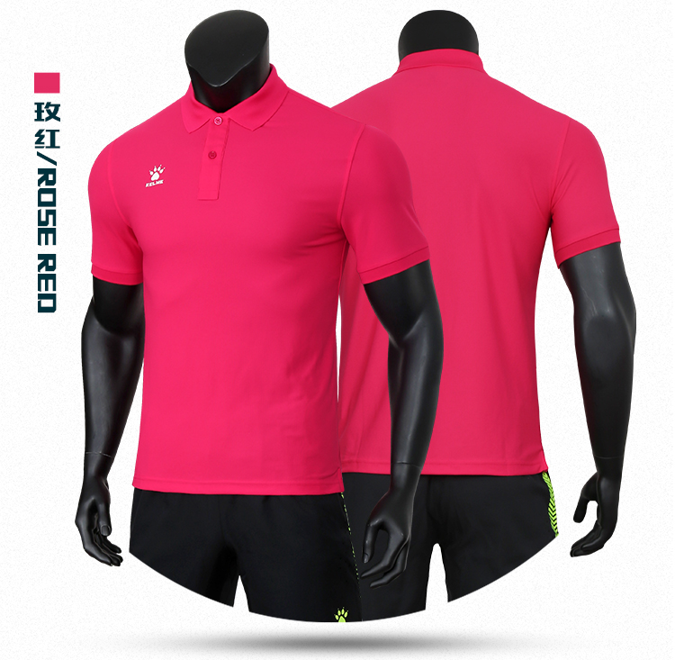 Kalmy KELME nam thể thao T-Shirt nữ thường ngắn tay áo Polo trẻ em thanh niên ve áo cha mẹ và con polo áo sơ mi ao polo