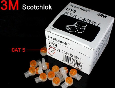 3m Connector K2 Double-Pole High-Quality Network Cable Telephone Line Connection Terminal Crimp Terminal Oil Terminal 100 Pieces/Box 3m Connector K2 Double-Pole High-Quality Network Cable Telephone Line Connection Terminal Crimp Terminal Oil Terminal 100 Pieces/Box