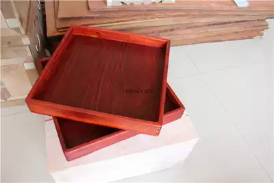 Blood sandalwood plate Tea plate Stationery plate