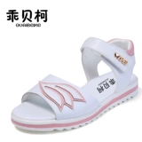 Летние сандалии, модный наряд маленькой принцессы, туфли для школьников, в корейском стиле, подходит для подростков, мягкая подошва