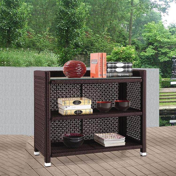 Outdoor balcony garden container cabinet of greenhouse cabinet imitation of vine barbecue dining cabinet combination