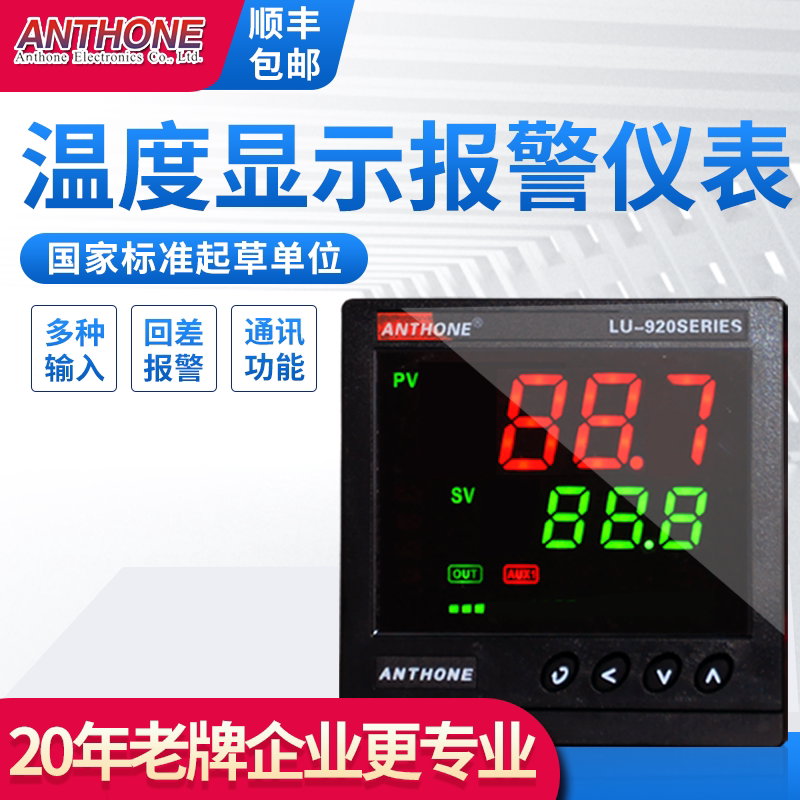 Temperature Display Alarm Thermostat Pt100 Thermal Resistance K Thermocouple Temperature Control Switch Temperature Alarm