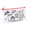 Cross-border Christmas graffiti pencil bag for toddlers