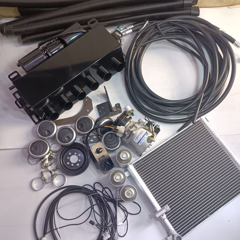 Agricultural Tractor Air Conditioner Set Oriental Red Radar Dongfeng Taishan 554704904 All-In-One Heating and Cooling Air Conditioner,
