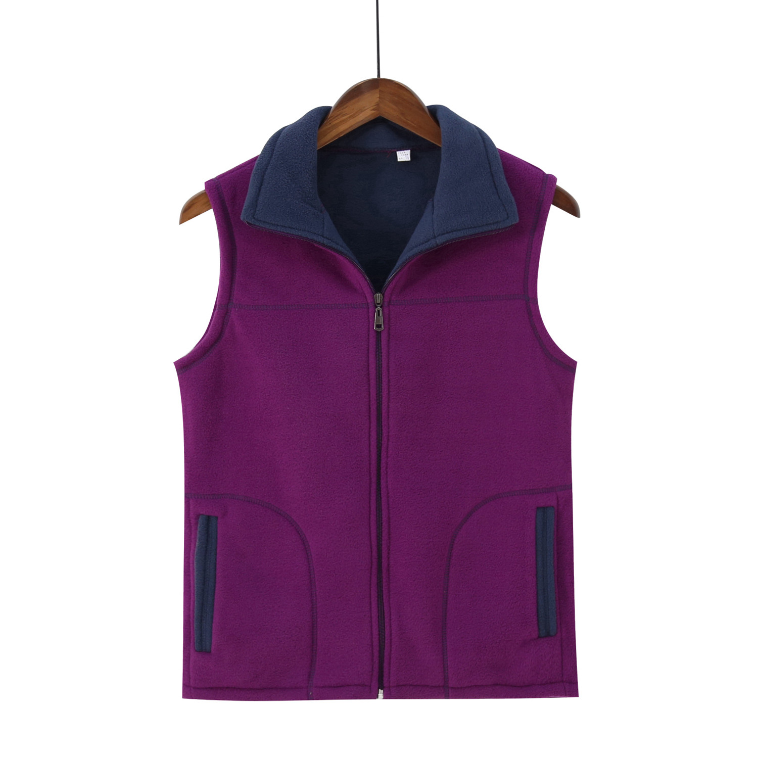 Autumn-winter rocking grain suede waistcoat Thickening Warm Vest Grip Suede Waistcoat Movement Plus Suede Jacket Loose Outside of the Camshoulder