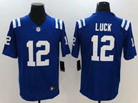 Quần áo bóng bầu dục huyền thoại người hâm mộ phiên bản thêu tay ngắn kích thước lớn hip-hop nam Colts Colts 12 # Lucks Mua bóng bầu dục