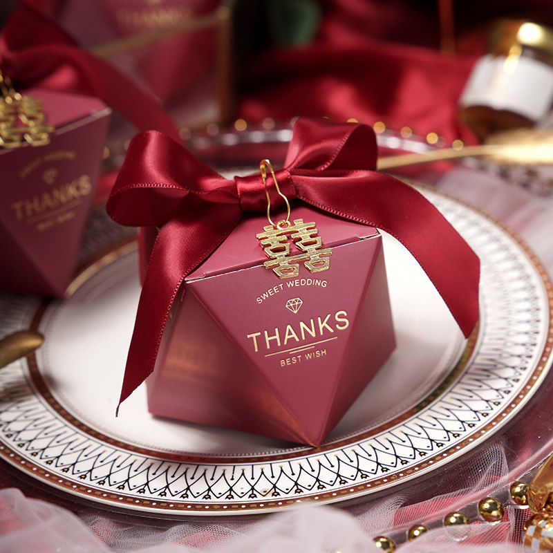 Time has love] wedding candy box creative candy gift box wedding candy bag European-style candy gift box