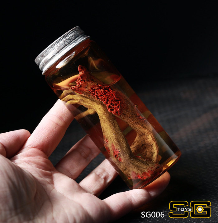 Spot Tuoyishi 1 6 walking dead zombie country specimen tank culture tank model hand