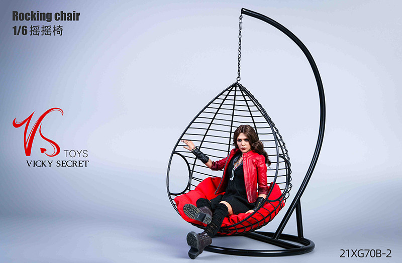 Spot VSTOYS 1 12 1 6 rocking chair model 21XG70 can be equipped with soldier doll model scene