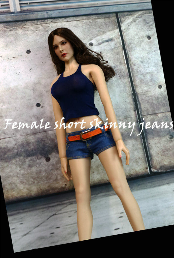 Spot 1 6 Ultra Short Ultra low waist Slim vest denim shorts Women soldier clothing Fit PH