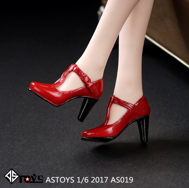 Spot ASTOYS 1 6 solider AS017 018019 High heel shoe Tricolour suitable for coated rubber female vegan body-Taobao