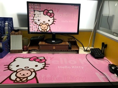 Desk mat writing pad non-slip anti-dirty children's cartoon student home computer desk pad desktop oversized mouse pad