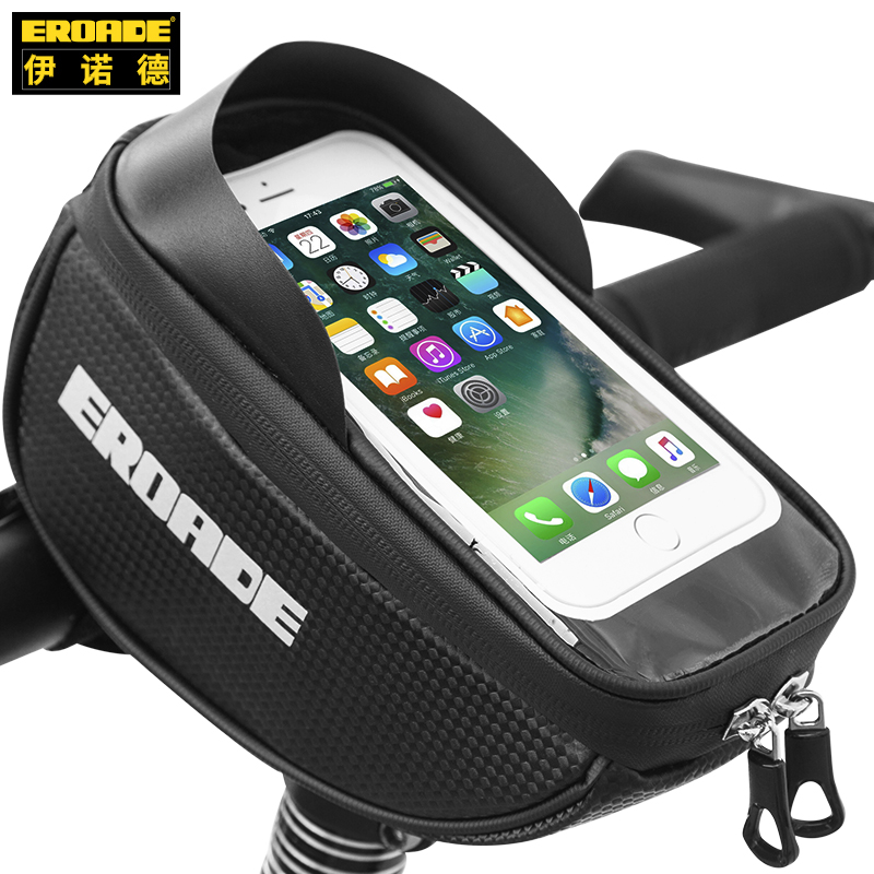 Germany EROADE bike bag mountain bike front beam bag put stand up bag touch screen hanging bag road bike riding equipment