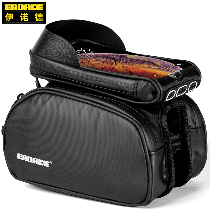 Germany EROADE bicycle bag front beam bag waterproof touch screen mobile phone bag mountain bike riding equipment accessories complete