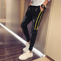 2020 Spring New Tide Brand Jeans Men Spirit Little Foot Pants Korean Slim Trend Tide Pants