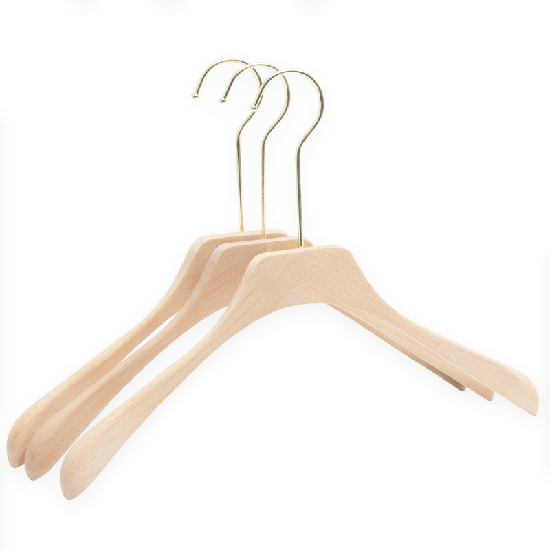 Women's Clothing Wooden Hanger Solid Wood Clothing Shop Special Clothes Hangings Home Custom Children Clothes Hanger Pants Rack Children's Pants Cramp