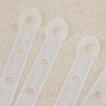 Hanger link strip clothing store suit clothes link strip transparent white storage display hanger trouser clip connection strap
