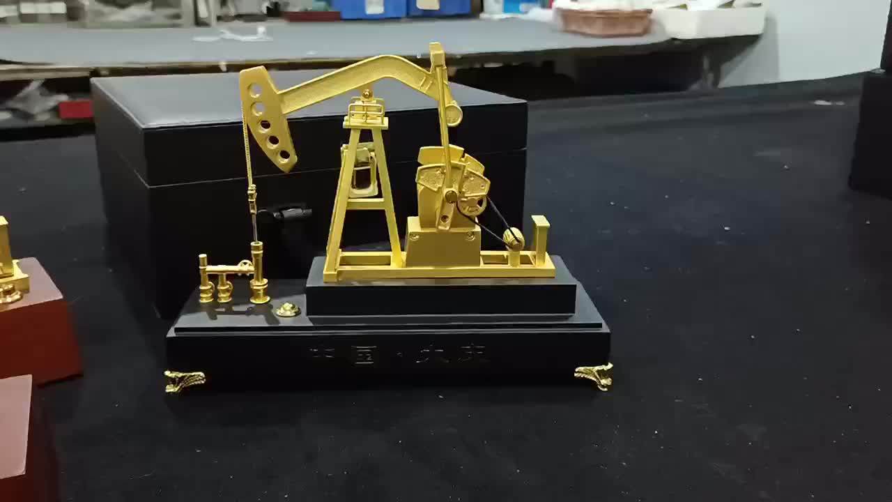 Gauge Scale Oilfield Oil Pump Jack Rig Prototype Sculpture Wild West