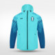 Sike Vientiane Ice Flame Autumn and Winter Hooded Windbreaker ເສື້ອກັນລົມກັນລົມກັນໜາວ