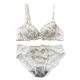 Camellia Japanese niche lace pure lust sultry girl underwear set thin bra push-up sexy bra