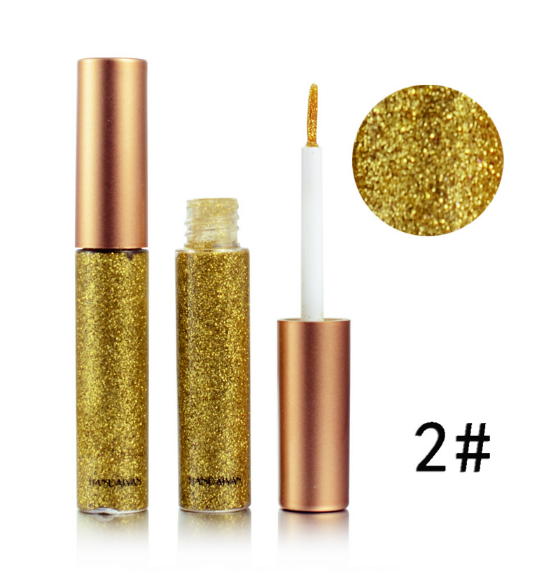 Đầy màu sắc sáng bóng bút kẻ mắt màu nhấp nháy bóng mắt sáng Jingjing sequins eyeliner sân khấu trang điểm bóng mắt COS kẻ mắt sivanna