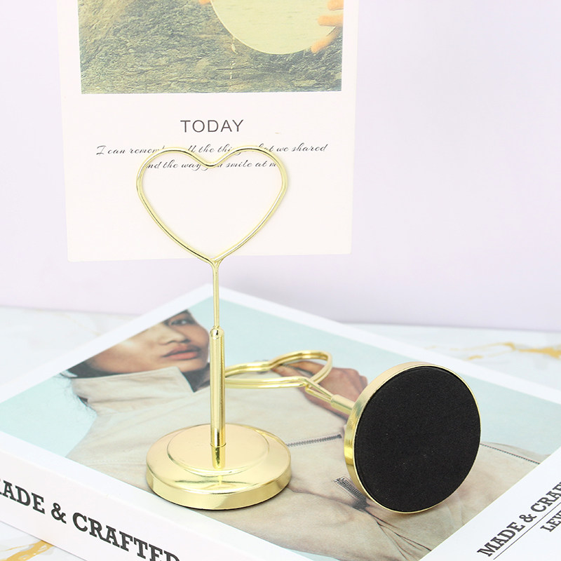 Hotel Business Clippers Creative Cardcard Metal Desktop ClicksPhoto Clamp Wedding Wedding Seating Clippers