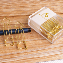Golden vintage arrow needle large cartoon cracked needle creative Han - shaped needle 12