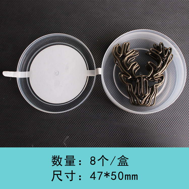 Retro Handle Needle Creative Bookmark Love Rocktail Needle Closed Needle Decorated Metal