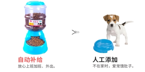 Pet mèo nước quả tự động trung chuyển thức ăn cho mèo thức ăn cho chó bát nước uống nước Dụng cụ ăn uống Chó mèo
